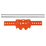 Motorrad-Abgaskrümmer Motorradauspuff-Schalldämpfer Schwanzrohrschildschutzschutz für RR 2T RR RS 4T für Gasgas EC 2T 4T XC250 300 (Farbe : Orange)