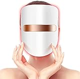 Hangsun Akne Behandlung Maske Anti-Akne Lichttherapie LED Gesichtsmaske FT350 Photonen-Therapie Gegen Akne, Hautverjüngungs Reduziert Pickel und Entzündungen mit Blau/Rot/Orange Licht