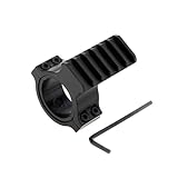 QXPDD Zielfernrohr Ring Adapter, Aluminiumlegierung Taschenlampenhalter Airsoft Zielfernrohr Zubehör,25,4mm/30mm Universal Fassmontage,Schnellspannklemme für taktisches Jagd Schießen