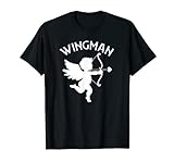 Wingman Amor - Party Bar Trinken Paare Flügel Bogen Pfeil T-Shirt