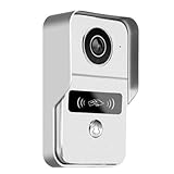 Feriany 1080P 10 7-Farben-Touchscreen, Kabellose WLAN-Video-Türklingel, Smart TUYA Home Intercom Kit für RFID-Zugang, EU-Steck