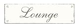 SCHILD Türschild « LOUNGE » Shabby Vintage Holzschild Dekoschild Dekoration Hotel Restaurant Gastronomie
