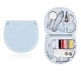 Nähset Grundausstattung, Mini-Nähset Reise für Kinder, Praktisches Nähzeug mit umfangreichem Nähzubehör set Enthält Spule, Nadel, Faden und Schere, Nähset für Reisen, Wohnheime und den Hausgeb