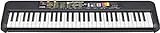 Yamaha PSR-F52 Digital Keyboard, schwarz – Kompaktes digitales Keyboard für Einsteiger mit 61 Tasten, 144 Instrumentenklängen und 158 Begleit-Sty