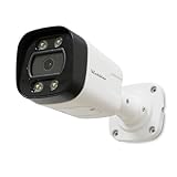 WESTSHINE 5MP PoE IP Kamera, Vollfarb-Nachtsicht-Außenüberwachungskamera, Menschen-Fahrzeug-Erkennung Aktive Abschreckung, Weitwinkel-IP67-Metallgehäuse, SD-Kartensteckplatz(SD-Karte Nicht enthalten)