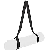 Yogamatten-Gurt, verstellbare Yogamatten-Tragetasche, einfach zu befestigen, Mehrzweck-Gurte (schwarz), Schwarz, Standard
