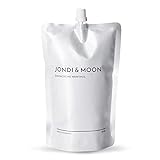 Jondi&Moon Zahncreme Menthol - die erste nachfüllbare Zahncreme im 250ml Recycling Braunglas mit Refill Konzept - vegan, mit Fluorid und zu knapp 98% natürlichen Ursprungs (250ml Nachfüllbeutel)