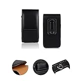 K-S-Trade Qualitativ & Innovativ Holster Gürteltasche Handy Hülle Schutzhülle Für OnePlus OnePlus 8 Pro Handyhülle Leder Schwarz, 1x