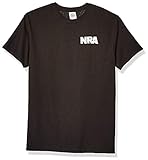 NRA Grit Herren-T-Shirt, Baumwolle, Schwarz, Größe L