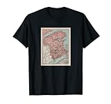 Old New Brunswick Kanada Map (1925) T-Shirt