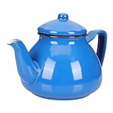 Cabilock Wasserkocher aus Emaille Vintage aus Emaille Schwanenhalskessel Campingkocher Gas groß Kochen küchenmaschiene kochgeschirr Kaffeekanne Haushaltskühler Wasserkocher B