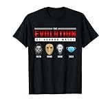Halloween 2021 Die Evolution der Horrormasken T-Shirt