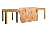 Nordic Story Ausziehbarer Esstisch, XL, 160-280 cm, aus Massivholz, ideal für Küche oder Wohnzimmer, Möbel, nordischer Stil, Eiche, naturfarben