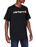 Carhartt Herren Core Logo Workwear Short-sleeve T-shirt T Shirt, Schwarz, XXL EU