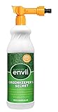 Envii Greenkeeper's Secret - Flüssiger Rasendünger Sicher für Haustiere, behandelt 300m2, kommt mit Sprühaufsatz für Einfachere Anwendung und schnelleres Wachstum