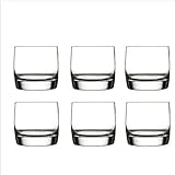 zenglingliang Trinkgläser/Wasser-Gläser 6-teiliger Kristallglas-Becher-Set, 11oz Glas duftender Wein Whisky ausländischer Weinkaffee-Glas-Glas-freie Bleifreiglas-Set Saft-Gläser/Getränkegläser