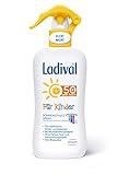 Ladival Kinder Sonnenschutz Spray LSF 50+ – Parfümfreies Sonnenspray für Kinder – ohne Farb- und Konservierungsstoffe – wasserfest – 1 x 200 ml