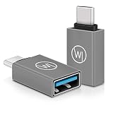 Wicked Chili OTG USB-C Adapter (2 Stück) geeignet für USB Typ C iPad Pro/Air, MacBook Pro/Air, 2021/2020 / 2019/2018, Samsung Galaxy, Note, Surface Book Laptop, Thunderbolt 3 auf USB-A 3.0