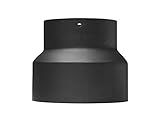Abgassysteme Rauchrohr - Ofenrohr - Reduzierung, Farbe:schwarz;Größe:von 180 mm auf 150 mm