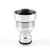 1pc Stainless Steel Kitchen Tap Pipe Hose Connector Adapter Fitting Quick Garden Connectors M16 18 20 22 24 28 Thread Accessories (Color : Female, Size : M20)