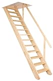 OMAN Raumspartreppen 'Classic' - Gerade Treppe aus Holz (300 x 80)