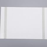 6 Tischsets-Set, Rechteckige Tischsets, Streifen, Wellen, Gewebtes Muster, Hitzebeständig, Waschbar, Rutschfeste PVC-Tischsets Für Weihnachten, Thanksgiving, Feiertagsessen, Weiß, 45 X 30 Cm,Weiß