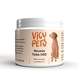 Vicupets Wumix Tabs für Hunde | Liefert Saponine, Bitterstoffe, Gerbstoffe und Ballaststoffe zur Unterstützung des Magen Darm Millieus |100% Natürliche Inhaltsstoffe | 140 Stück