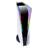 eXtremeRate RGB-LED-Strip für Playstation 5 Konsole, 7 Farben 29 Effekte DIY Dekoration Zubehör Streifen Lichterkette Stripes Lichtleiste Band Lights Strips Kit für ps5 Konsole mit IR-Fernbedienung