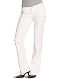 LTB Jeans Damen Boot-Cut Jeans Valerie, Gr. W31/L32 (Herstellergröße: 31), Weiß (White 100)