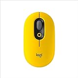 Logitech POP Mouse, Kabellose Maus mit anpassbaren Emojis, SilentTouch-Technologie, Präzises/schnelles Scrollen, Kompakt, Bluetooth, USB, Multi-Device, OS-kompatibel - Blast