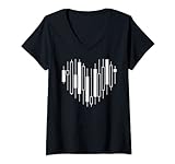 Damen Liebe Trading Forex Crypto Stock Exchange Kaufen Verkaufen T-Shirt mit V-Ausschnitt