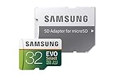 Samsung MB-ME32GA/EU EVO Select 32 GB microSDHC UHS-I U1 Speicherkarte inkl. SD-Adapter Weiß/Grun