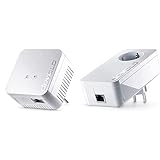 devolo WLAN Powerline Adapter, dLAN 550 WiFi Erweiterungsadapter -bis zu 500 Mbit/s, weiß & LAN Powerline Adapter, dLAN 1200+ Erweiterungsadapter -bis zu 1.200 Mbit/s, ideal für Home Office, weiß