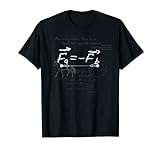 Design mit dem dritten Gesetz von Sir Isaac Newton T-Shirt