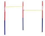 HUDORA Hudora_64000 Doppel Turn-Reck Fabian - Garten Reck, blau, rot, gelb, 64002, 154 x 241 x 5 cm