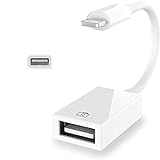 Lightning auf USB Kamera-Adapter, Apple MFi zertifiziert, OTG-Datensynchronisationskabel, kompatibel mit iPhone 11 X 8 7 6 Plus, iPad, unterstützt Kartenleser, MIDI, RJ45 und iOS 9.2-13 +