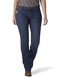 Wrangler Damen 5 Pocket Boot Cut Jean Arbeitshose, Light Stone, 42