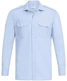 GREIFF Herren Pilothemd Corporate WEAR 6730 Basic Regular Fit - Bleu - Gr. 41/42