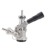 ZRHYRG Brauzubehör Kommerzielle Keg-Kupplung mit PRV Typ S/D/A/G 304 Edelstahlsonde, vernickeltes Messing Bierfass(D)