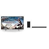 Sony KD-55X80J BRAVIA 139cm (55 Zoll) Fernseher Schwarz & HT-S350 2.1. Kanal Soundbar (incl. Subwoofer, Bluetooth, Front Surround Sound, S-Force PRO, Dolby Digital) schwarz