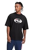 FILA Herren Lemoore Oversized T-Shirt, Schwarz, M EU