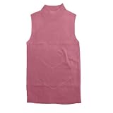 Lässige Bluse, Tunika für Damen, Tank-Top, Weste, Shirt, Sommer, einfarbig, schmal, ärmellos, Europa und die Vereinigten Staaten und die Vereinigten Staaten, weißes Unterhemd, Damen, Baumwolle,