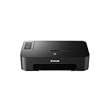 Canon PIXMA TS205 Drucker Farbtintenstrahl DIN A4 (Fotodruck, 4.800 x 600 dpi, USB, optionale XL Tintenpatronen), schwarz