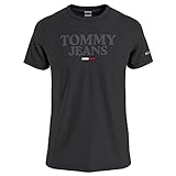 Tommy Hilfiger T-Shirt für Herren Tjm Tonal Entry GRAP DM0DM12799BDS, Schwarz , XXL