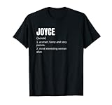 Joyce Name Personalisierter Vorname T-Shirt