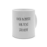 XXL-Tasse mit eigenem Text Bedrucken Lassen - XXL Riesen Kaffeebecher mit Wunschtext oder Spruch Personalisieren