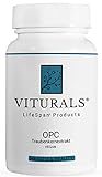 VITURALS® OPC Traubenkernextrakt - 380mg - hoch dosierte Kapseln - Premium Qualität - Vegan - zur Unterstützung vieler lebenswichtiger Funktionen wie Immunsystem und Wundheilung.