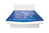 Aqua Sense 2X Wasserkern inkl. Liner/Schutzfolie + 2X cond. - ersatzset für Wasserbett/Wasserbettmatratze Größe - 180 x 200 cm Dual - Softside: Innen keilförmig 20-23 cm - Beruhigung 100%