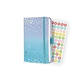 SIGEL J3346 Wochenkalender Jolie 2023 - Butterfly Confetti Candy - ca. A6 - Hardcover - Gummiband, Stiftschlaufe, Einstecktasche - 174 Seiten - FSC-zertifiziert - Terminplaner