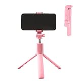 Selfie-Stick für Handy, Selfie-Stick, ausziehbares Selfie-Stativ mit kabelloser Fernbedienung, Reise-Stativ für die meisten Handys für Fotografie, Streaming